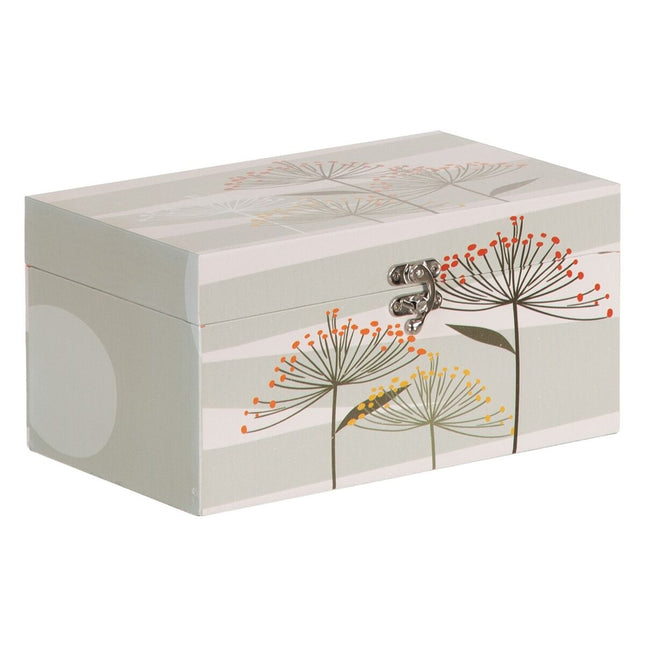 Truhensatz 30 x 18 x 15 cm Blomster Canvas-Stoff DMF (2 Stücke)