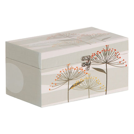 Truhensatz 30 x 18 x 15 cm Blomster Canvas-Stoff DMF (2 Stücke)