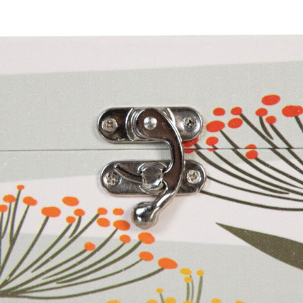 Truhensatz 30 x 18 x 15 cm Blomster Canvas-Stoff DMF (2 Stücke)