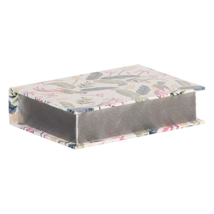 Dekorative Box Fugl Canvas-Stoff 24 x 18 x 6 cm DMF (2 Stücke)
