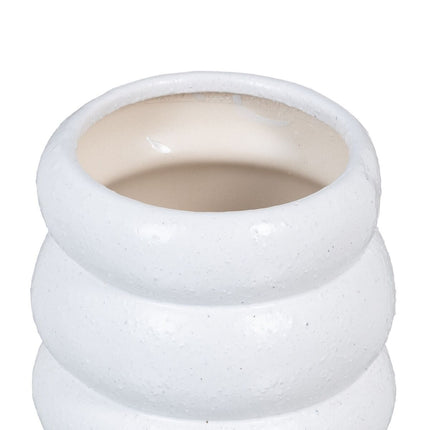 Vase aus Keramik Weiß