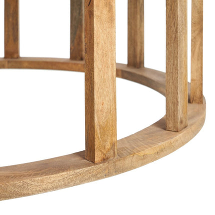 Tischdekoration 116,5 x 116,5 x 46 cm Mango-Holz