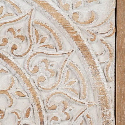 Nachttisch SHABBY CHIC 47 x 43 x 58 cm natürlich Holz Weiß