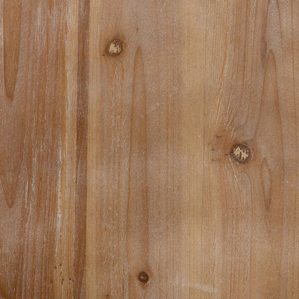 Nachttisch SHABBY CHIC 47 x 43 x 58 cm natürlich Holz Weiß