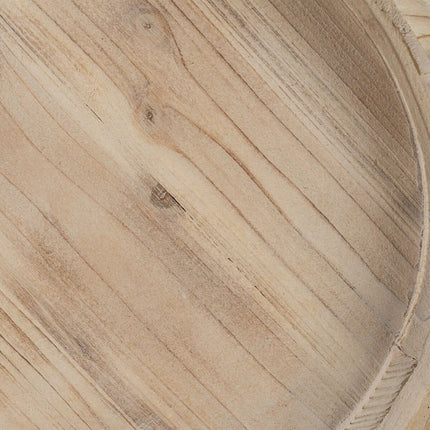 Beistelltisch 42 x 42 x 56 cm natürlich Holz Weiß