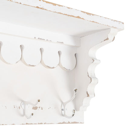 Wandgarderobe 80 x 18 x 30 cm Holz