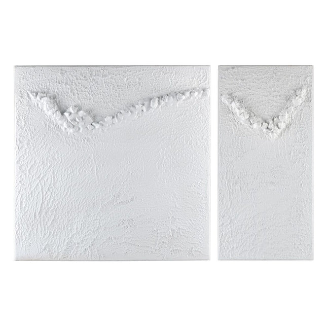 Leinwand 135 x 3,5 x 90 cm abstrakt (2 Stück)