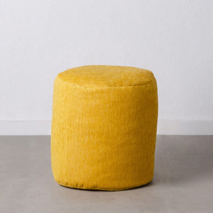 Puff Polyester 45 x 45 x 45 cm Acryl Senf