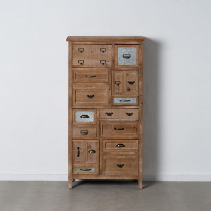 Anrichte 80 x 36 x 155 cm Tannenholz Holz MDF