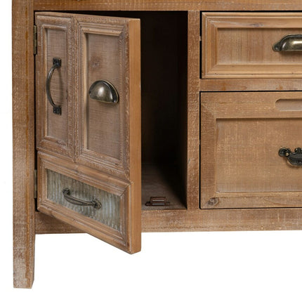Anrichte 80 x 36 x 155 cm Tannenholz Holz MDF