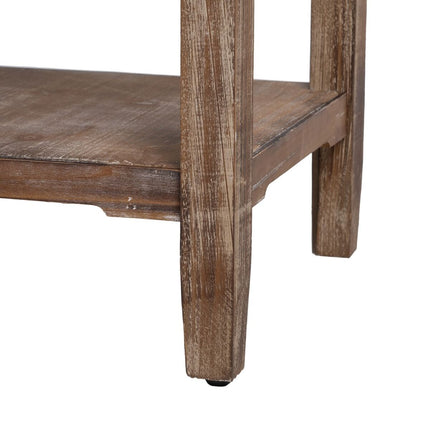 Konsolentisch mit Schubladen NATURE 80 x 36 x 90 cm Tannenholz Holz MDF