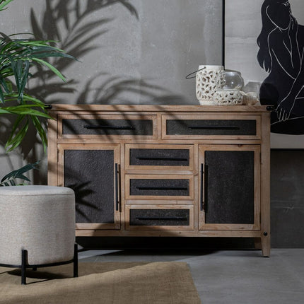 Anrichte Tannenholz Holz MDF 120 x 36 x 80 cm