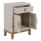 Nachttisch MIZUCHI 44 x 26 x 60,5 cm Taupe DMF