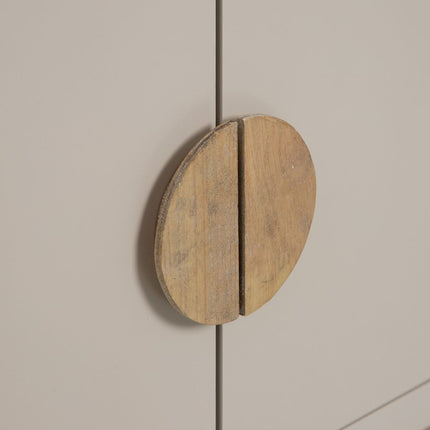 Nachttisch MIZUCHI 44 x 26 x 60,5 cm Taupe DMF