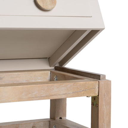 Anrichte MIZUCHI 63 x 27 x 69,5 cm Holz Taupe DMF