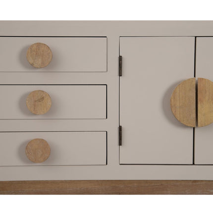 Anrichte MIZUCHI 95 x 26 x 88,5 cm Holz Taupe DMF