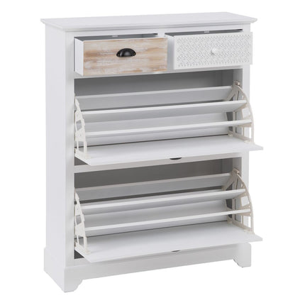 Schuhschrank LOVE 85 x 30 x 110 cm Tannenholz