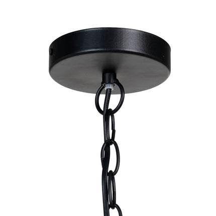 Deckenlampe 47 x 47 x 65 cm natürlich Metall Holz
