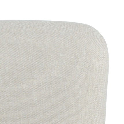 Sessel 77 x 64 x 88 cm synthetische Stoffe Holz Creme