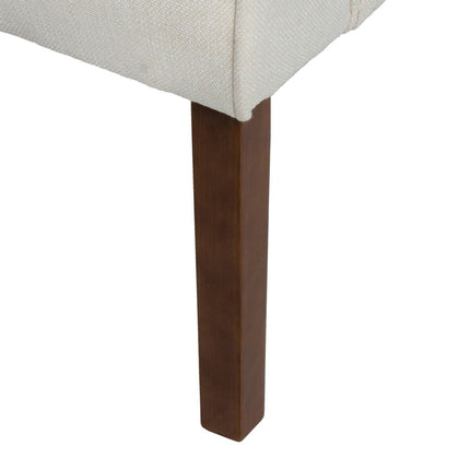 Sessel 77 x 64 x 88 cm synthetische Stoffe Holz Creme