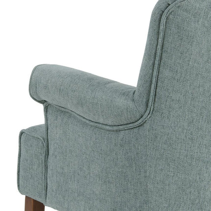 Sessel 77 x 64 x 88 cm synthetische Stoffe Blau Holz