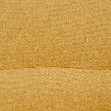 Sessel 77 x 64 x 88 cm synthetische Stoffe Holz Senf