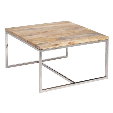 Couchtisch 70 x 70 x 41 cm Metall Holz 3 Stück