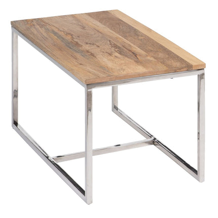 Couchtisch 70 x 70 x 41 cm Metall Holz 3 Stück