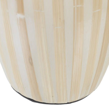 Vase 15 x 15 x 44 cm Beige Bambus