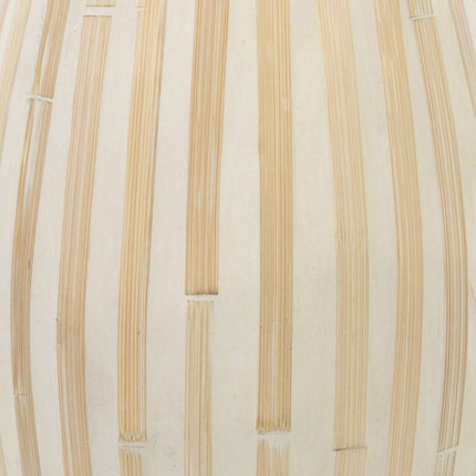 Vase 18 x 18 x 52 cm Beige Bambus
