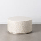Couchtisch 80 x 80 x 43 cm Perlmutt Holz MDF