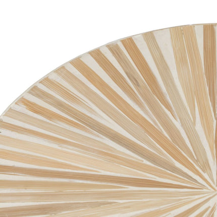 Beistelltisch Beige Bambus 45 x 45 x 55 cm Holz MDF