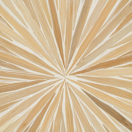 Beistelltisch Beige Bambus 45 x 45 x 55 cm Holz MDF