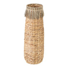 Vase 19 x 19 x 61 cm natürlich Naturfaser