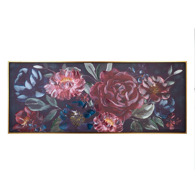 Bild 135 x 3,5 x 55 cm Leinwand Blomster