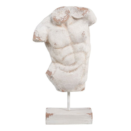 Skulptur Büste 38 x 16 x 68 cm Weiß