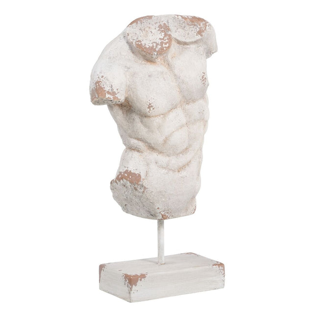Skulptur Büste 38 x 16 x 68 cm Weiß