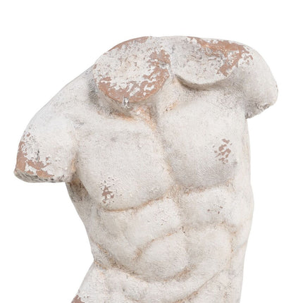 Skulptur Büste 38 x 16 x 68 cm Weiß