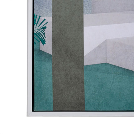 Leinwand Haus 63 x 93 cm