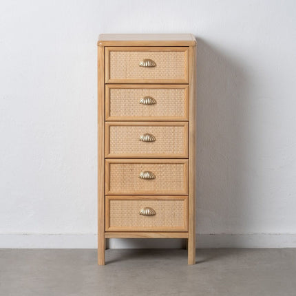 Schubladenschrank SAPHIRA 44 x 35 x 100 cm natürlich DMF