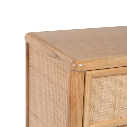 Schubladenschrank SAPHIRA 44 x 35 x 100 cm natürlich DMF