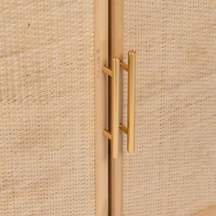 Schrank SAPHIRA 80 x 36 x 75 cm natürlich DMF