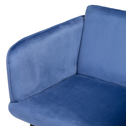 Sessel synthetische Stoffe Blau Metall