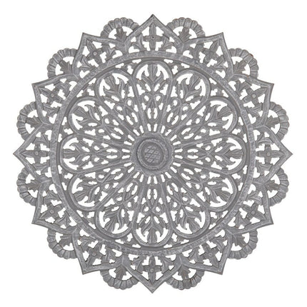 Wanddekoration Grau 60 x 1 x 60 cm DMF