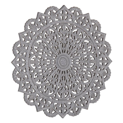 Wanddekoration Grau 60 x 1 x 60 cm DMF