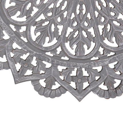 Wanddekoration Grau 60 x 1 x 60 cm DMF