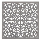 Wanddekoration Grau 60 x 1 x 60 cm DMF