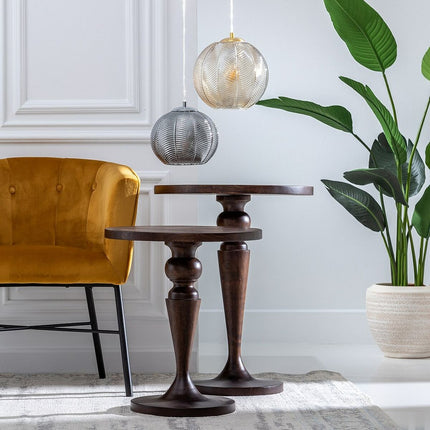Beistelltisch Braun Mango-Holz 45 x 45 x 52 cm