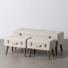Truhe synthetische Stoffe Holz