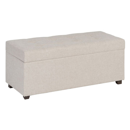 Truhe 102 x 41 x 43 cm synthetische Stoffe Holz